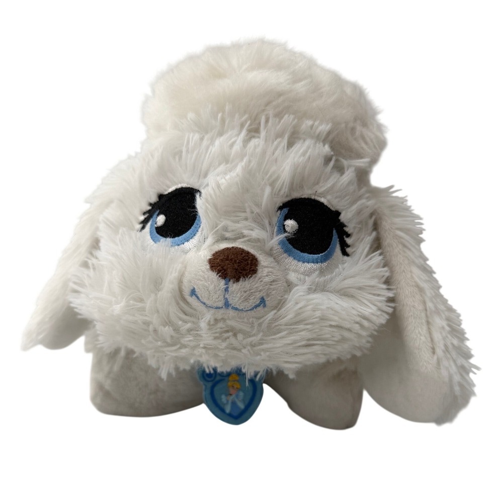 Pillow Pets Disney Palace Pets Pumpkin Poodle White Plush Cinderella Dog 14 inch